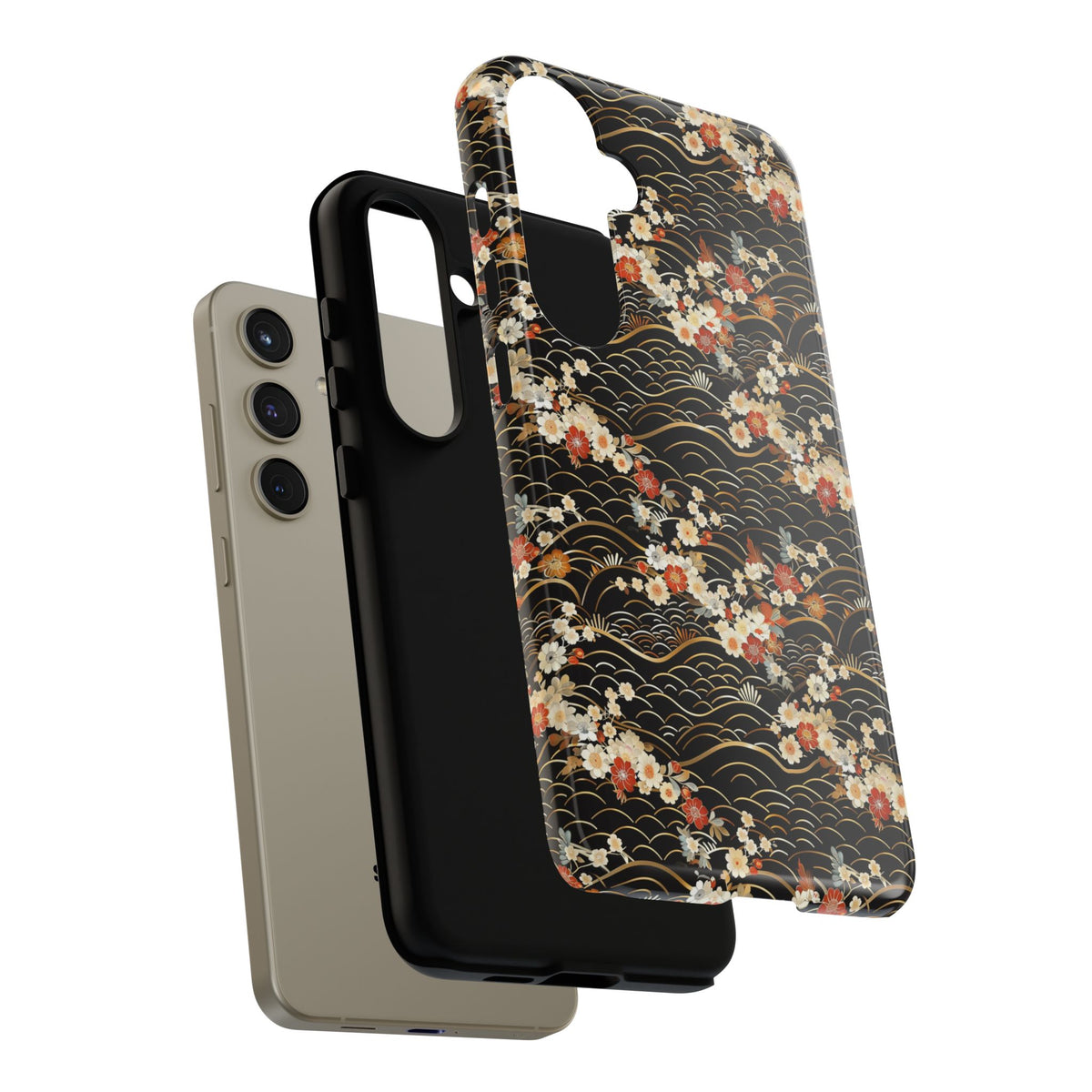 Japanese Pattern Phone Case – Elegant & Timeless Design for Your Phone 097