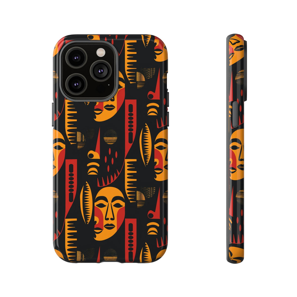 Stylish African Pattern Phone Case – Unique and Vibrant Protection 203