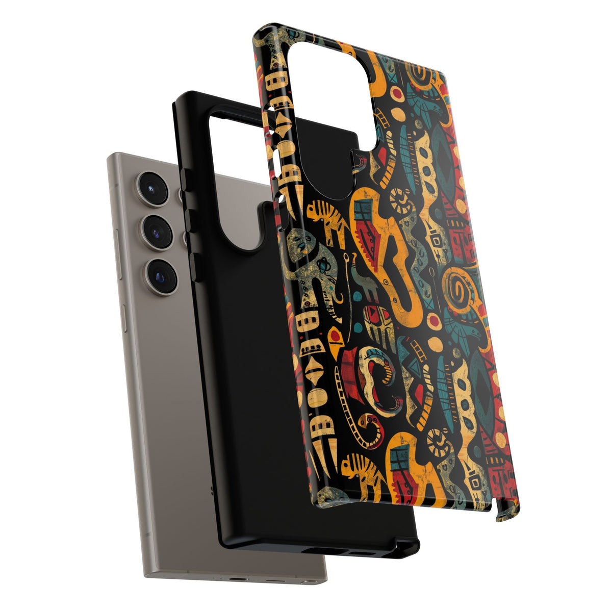 Stylish African Pattern Phone Case – Unique and Vibrant Protection 153