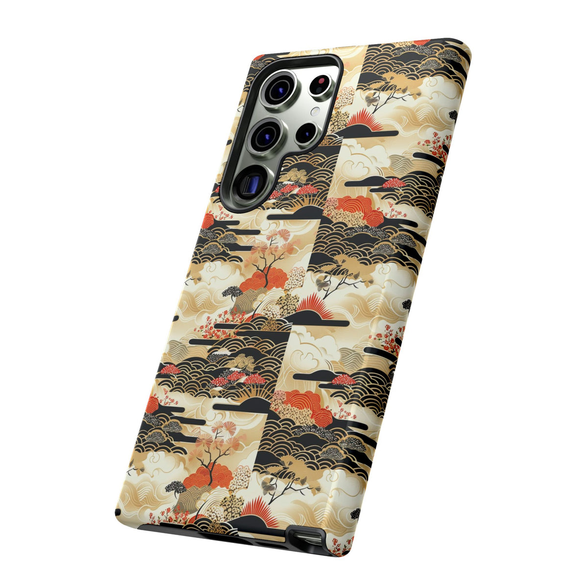 Japanese Pattern Phone Case – Elegant & Timeless Design for Your Phone 123