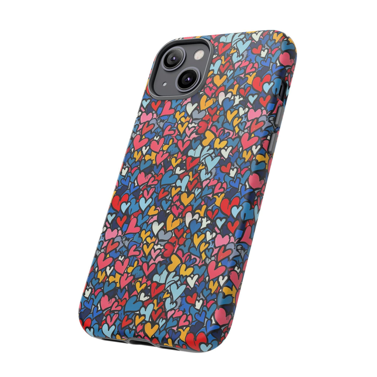 Heart Pattern Phone Case – Stylish & Loving Design for Your Device 820