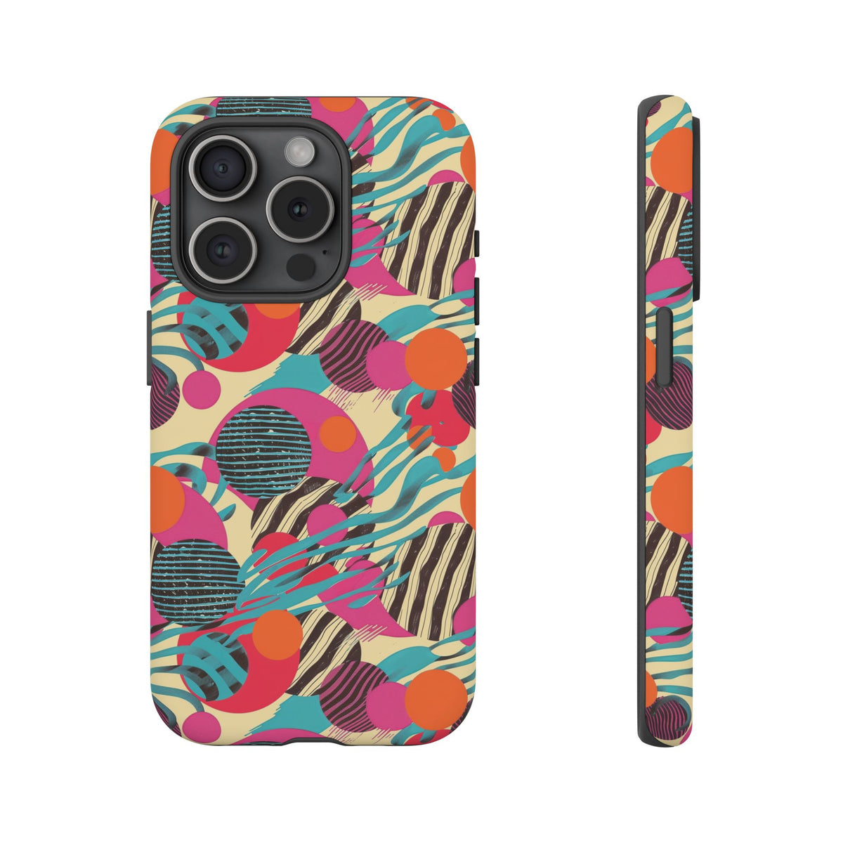 Retro 80s Seamless Phone Case – Vintage Style Meets Modern Protection 167