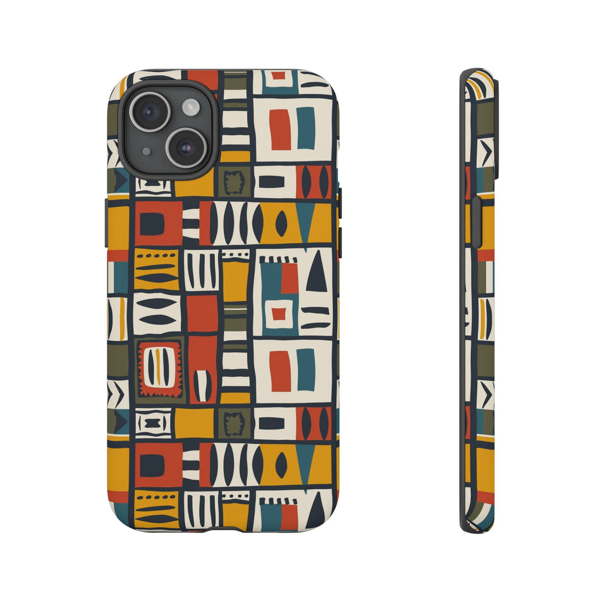 Stylish African Pattern Phone Case – Unique and Vibrant Protection 013