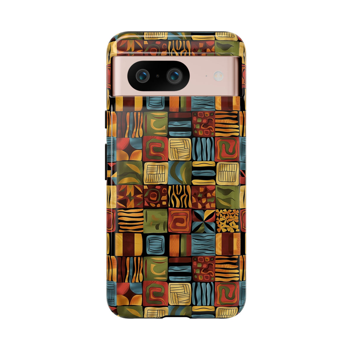 Stylish African Pattern Phone Case – Unique and Vibrant Protection 075