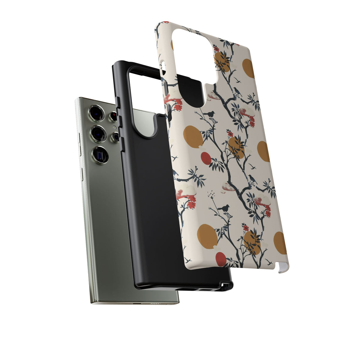 Japanese Pattern Phone Case – Elegant & Timeless Design for Your Phone 054