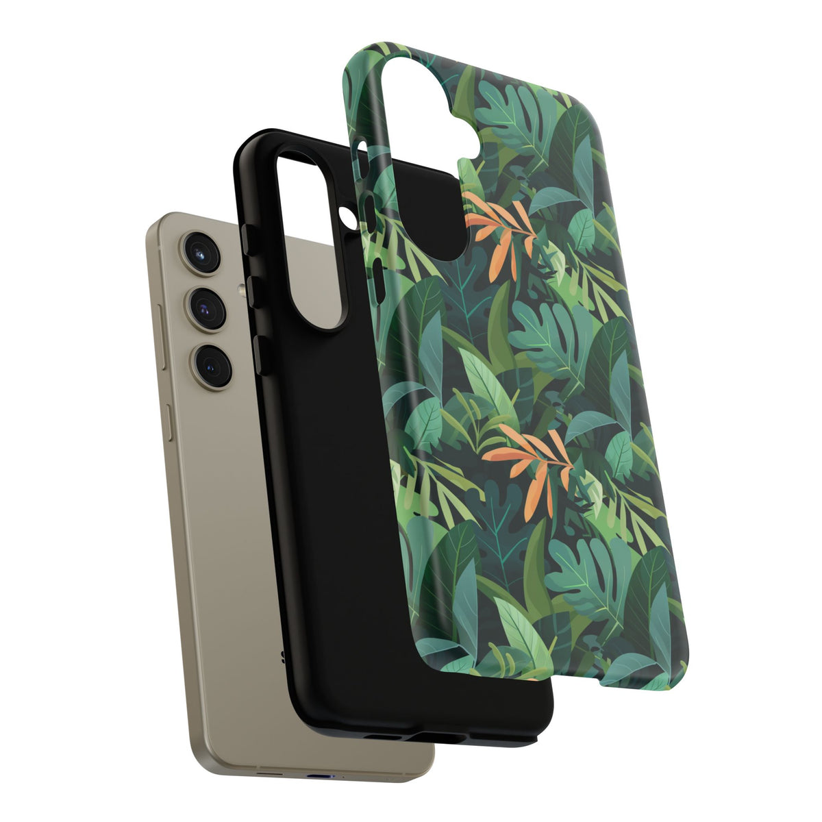 Jungle Pattern Phone Case – Exotic & Lush Design for Your Phone 341