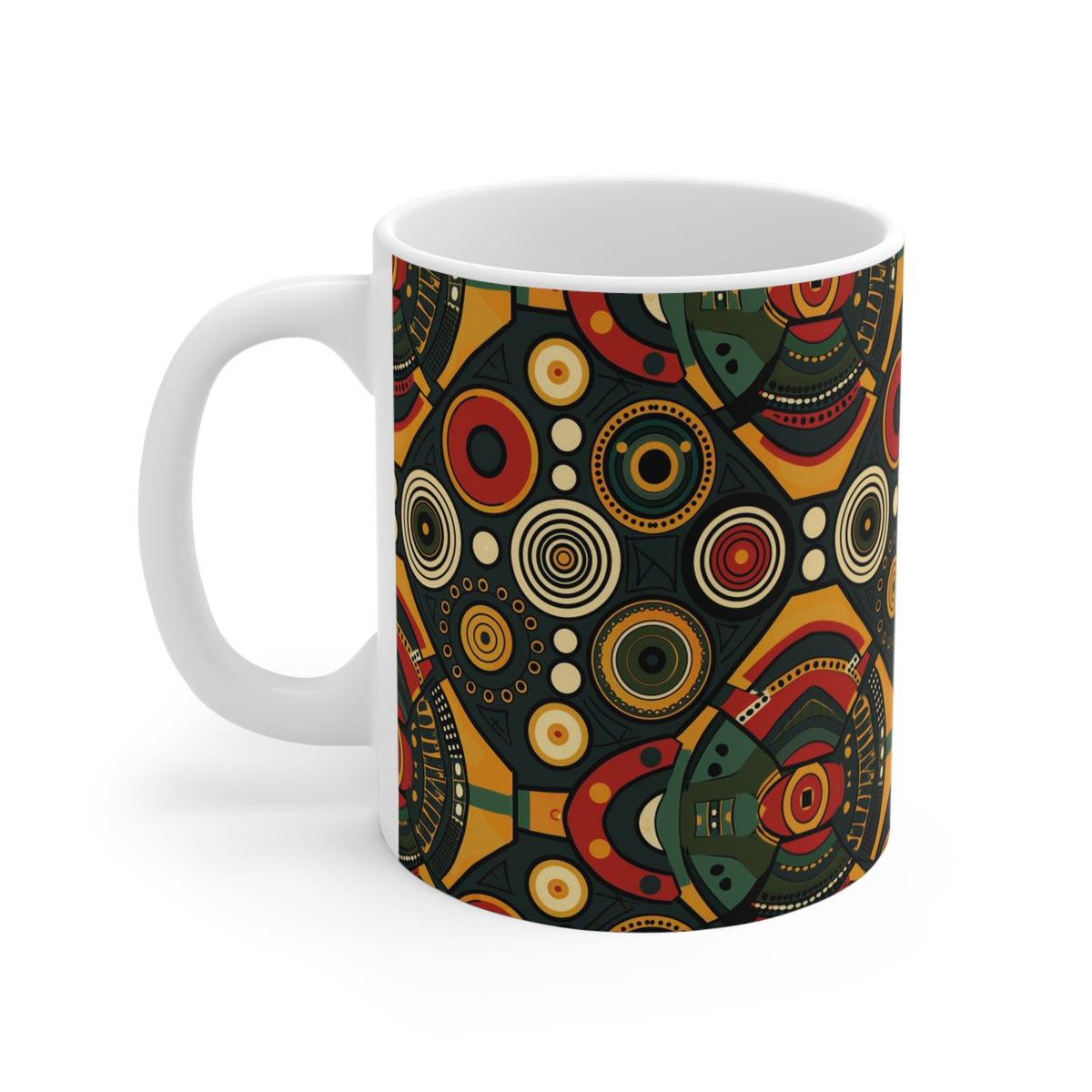 All-Over African Pattern Coffee Mug 665