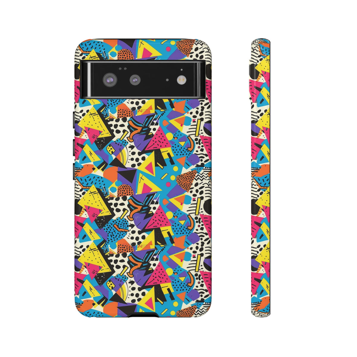 90s Themed Seamless Pattern Phone Case – Embrace Retro Style and Protection 231