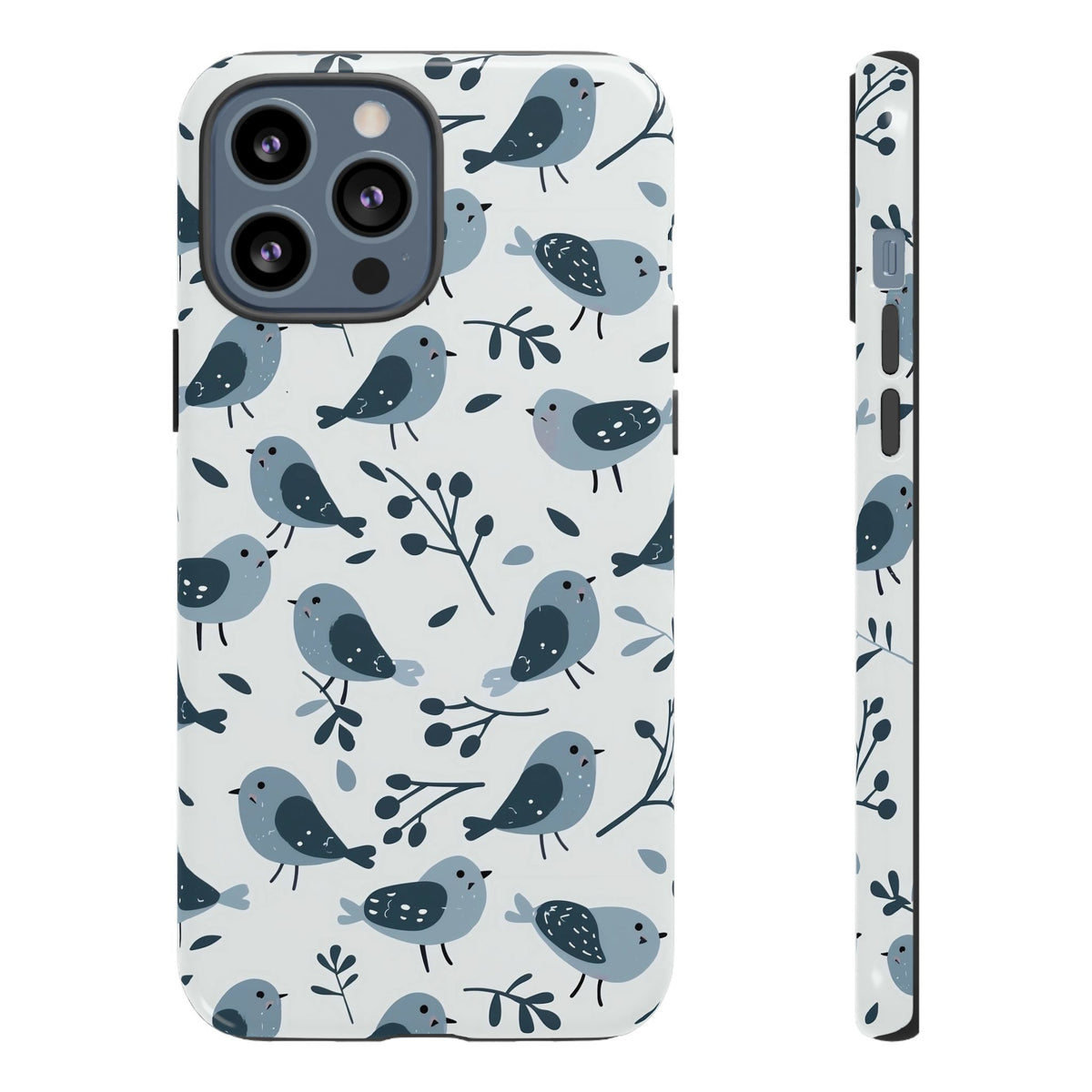 Birds Seamless Pattern Phone Case – Elegant and Timeless Avian Design 10