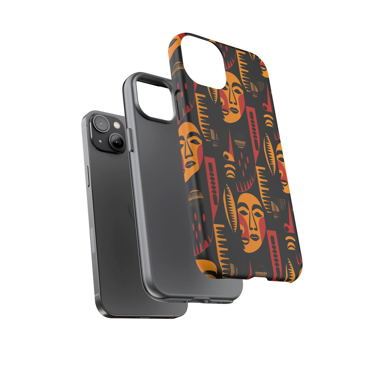 Stylish African Pattern Phone Case – Unique and Vibrant Protection 203