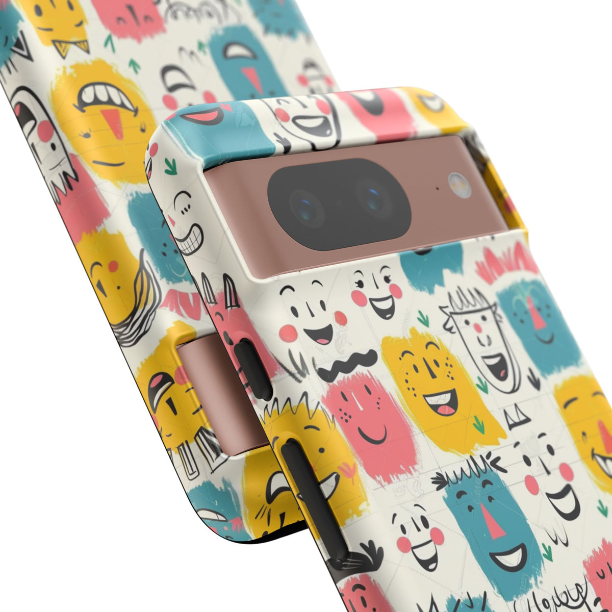 Happy Faces Phone Case – Joyful and Cheerful Design for a Bright Look