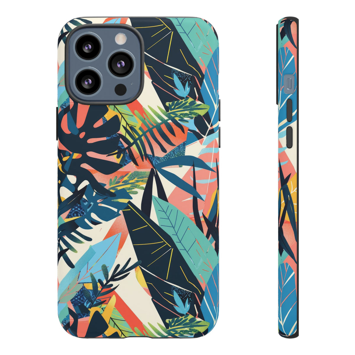 Jungle Collage Phone Case – Vibrant & Durable