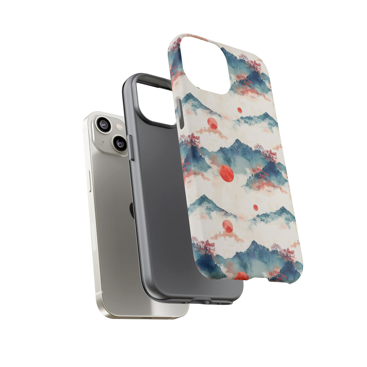 Japanese Pattern Phone Case – Elegant & Timeless Design for Your Phone 477