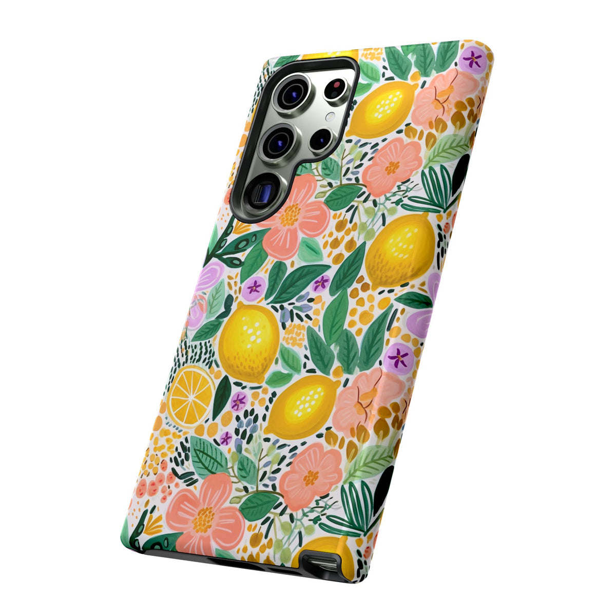 Cute Summer Lemons Phone Case – Refreshing Citrus Design for Your Phone