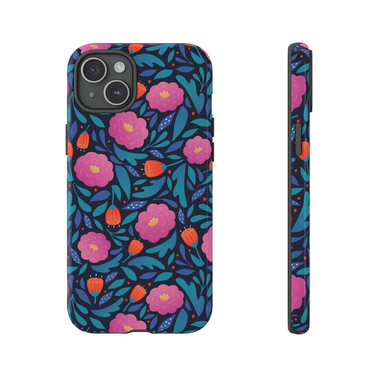 Colorful Little Flower Design Phone Case – Bright and Cheerful Floral Phone Cover 2