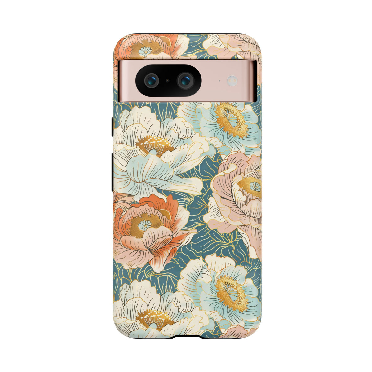 Japanese Blossom Asian Floral Design Phone Case – Elegant Floral Phone Cover 3