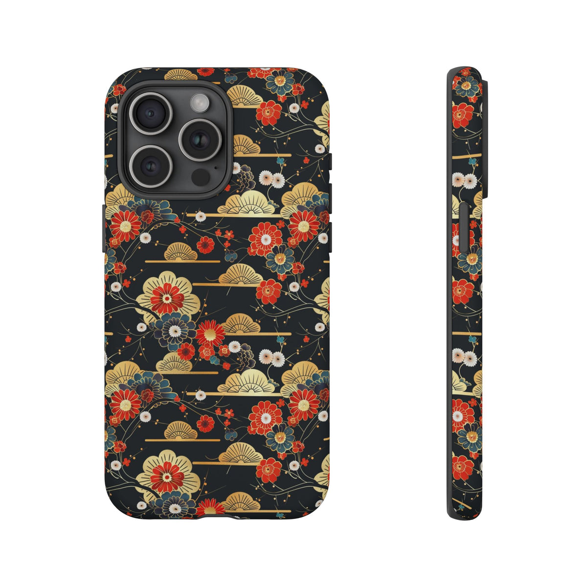 Japanese Pattern Phone Case – Elegant & Timeless Design for Your Phone 063