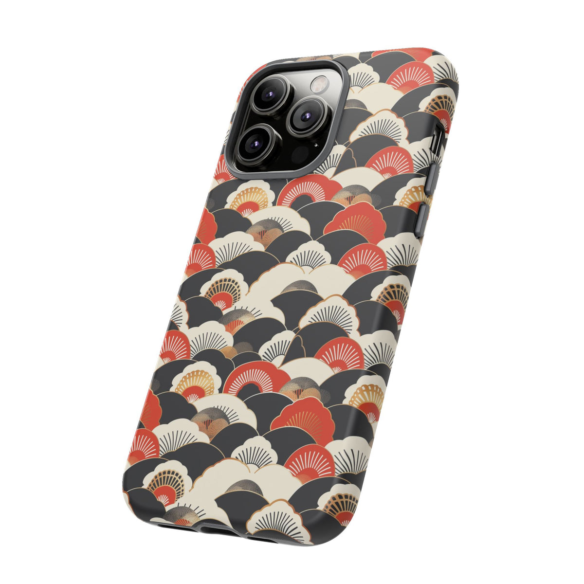 Japanese Pattern Phone Case – Elegant & Timeless Design for Your Phone 080