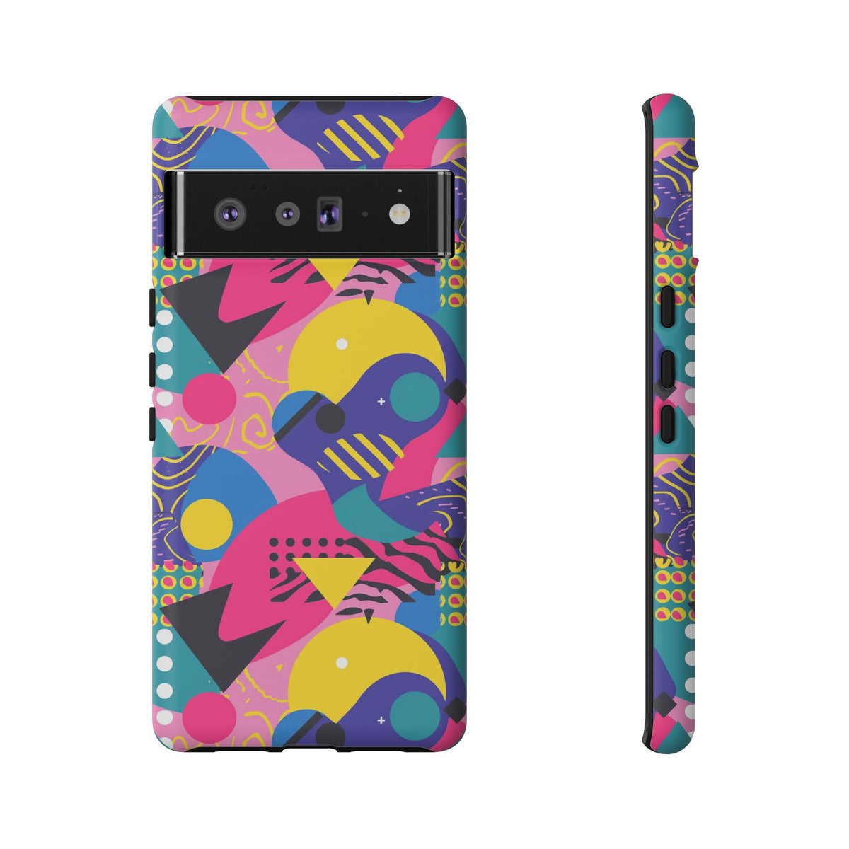 90s Themed Seamless Pattern Phone Case – Embrace Retro Style and Protection 283