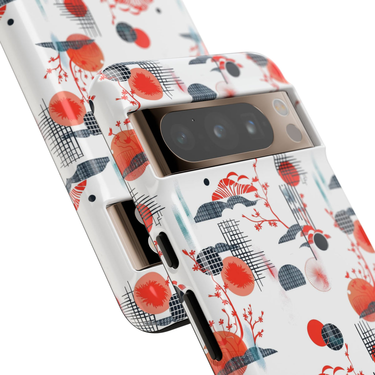 Japanese Pattern Phone Case – Elegant & Timeless Design for Your Phone 082