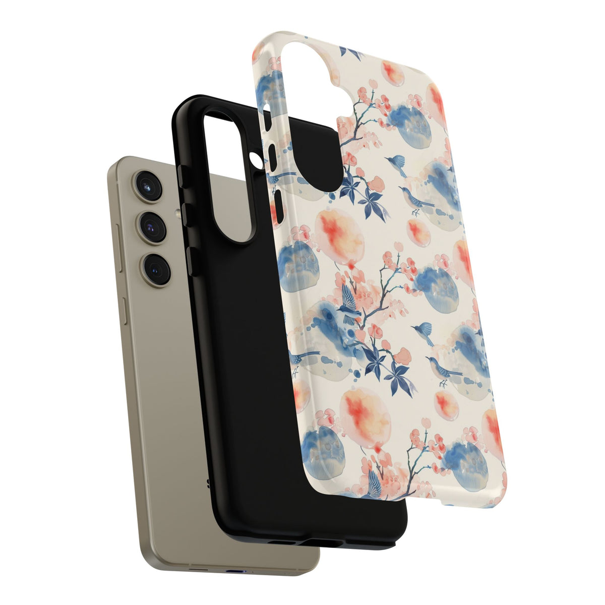 Japanese Pattern Phone Case – Elegant & Timeless Design for Your Phone 083