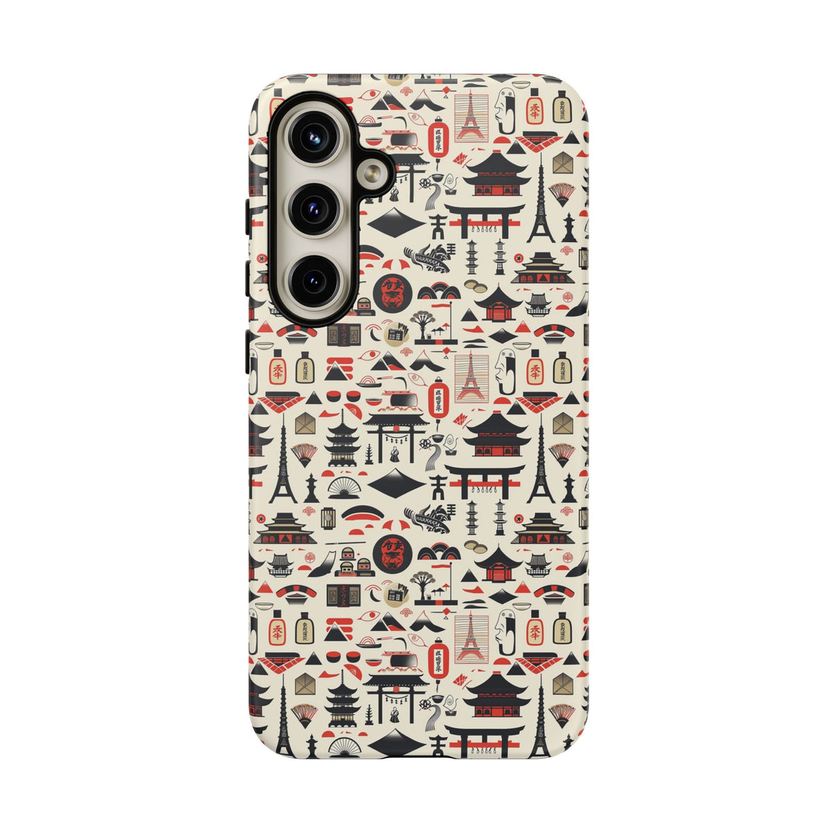 Japanese Pattern Phone Case – Elegant & Timeless Design for Your Phone 010
