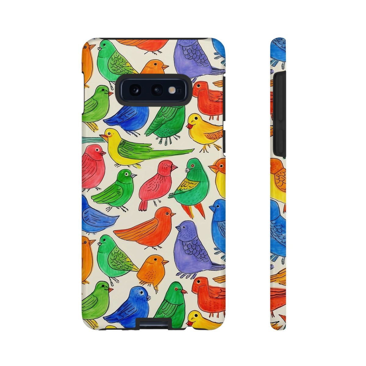 Birds Seamless Pattern Phone Case – Elegant and Timeless Avian Design 2