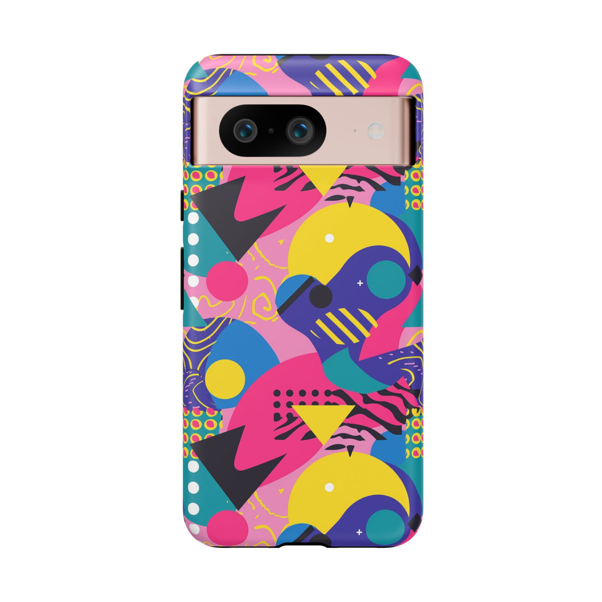 90s Themed Seamless Pattern Phone Case – Embrace Retro Style and Protection 283