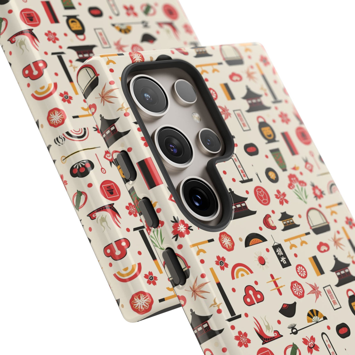 Japanese Pattern Phone Case – Elegant & Timeless Design for Your Phone 100