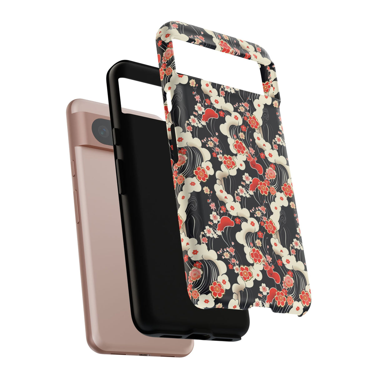 Japanese Pattern Phone Case – Elegant & Timeless Design for Your Phone 478