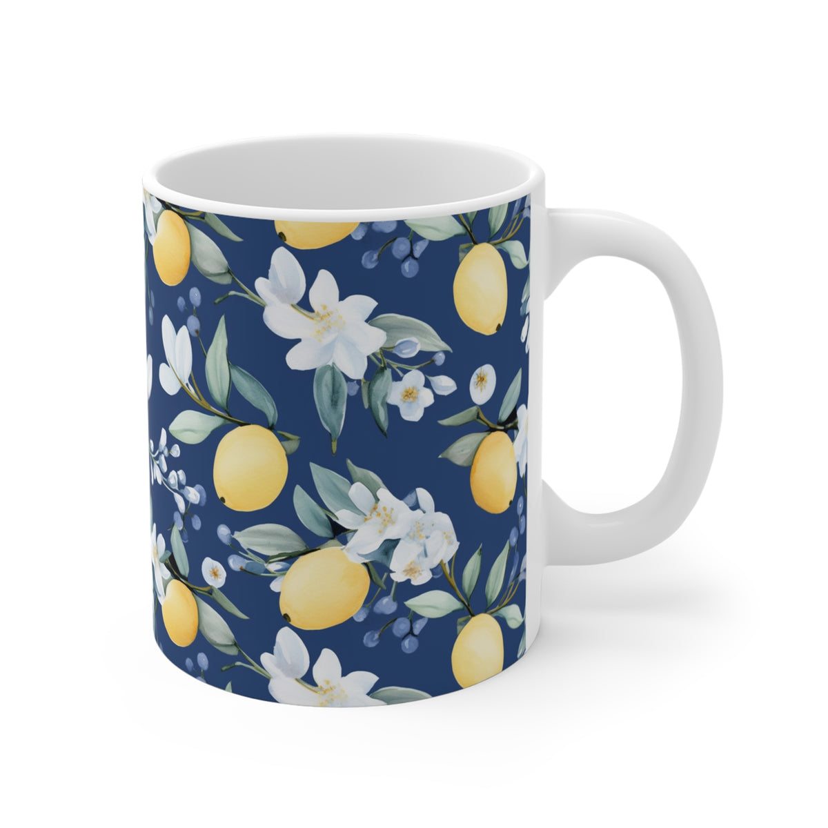 Various Watercolor Design All Over Coffee Mug – Unique Artistic Ceramic Coffee Cup 331