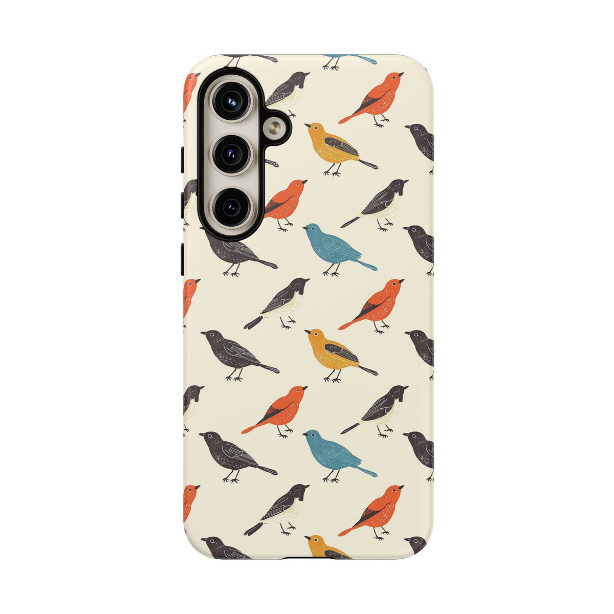 Birds Seamless Pattern Phone Case – Elegant and Timeless Avian Design 5