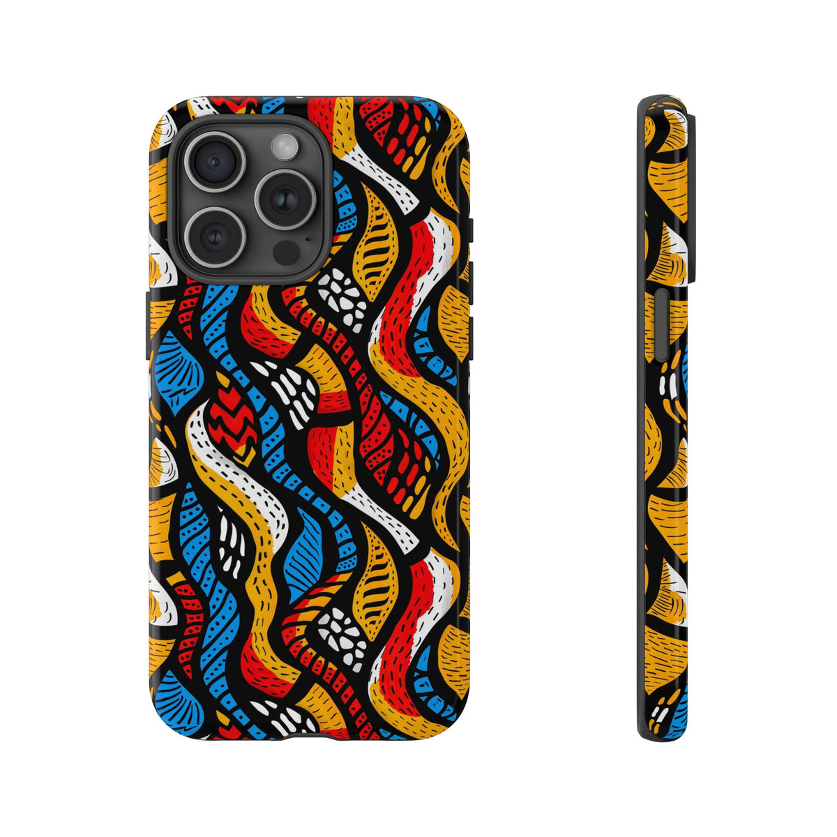 Stylish African Pattern Phone Case – Unique and Vibrant Protection 155