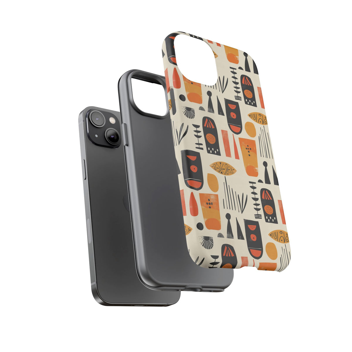 Stylish African Pattern Phone Case – Unique and Vibrant Protection 208