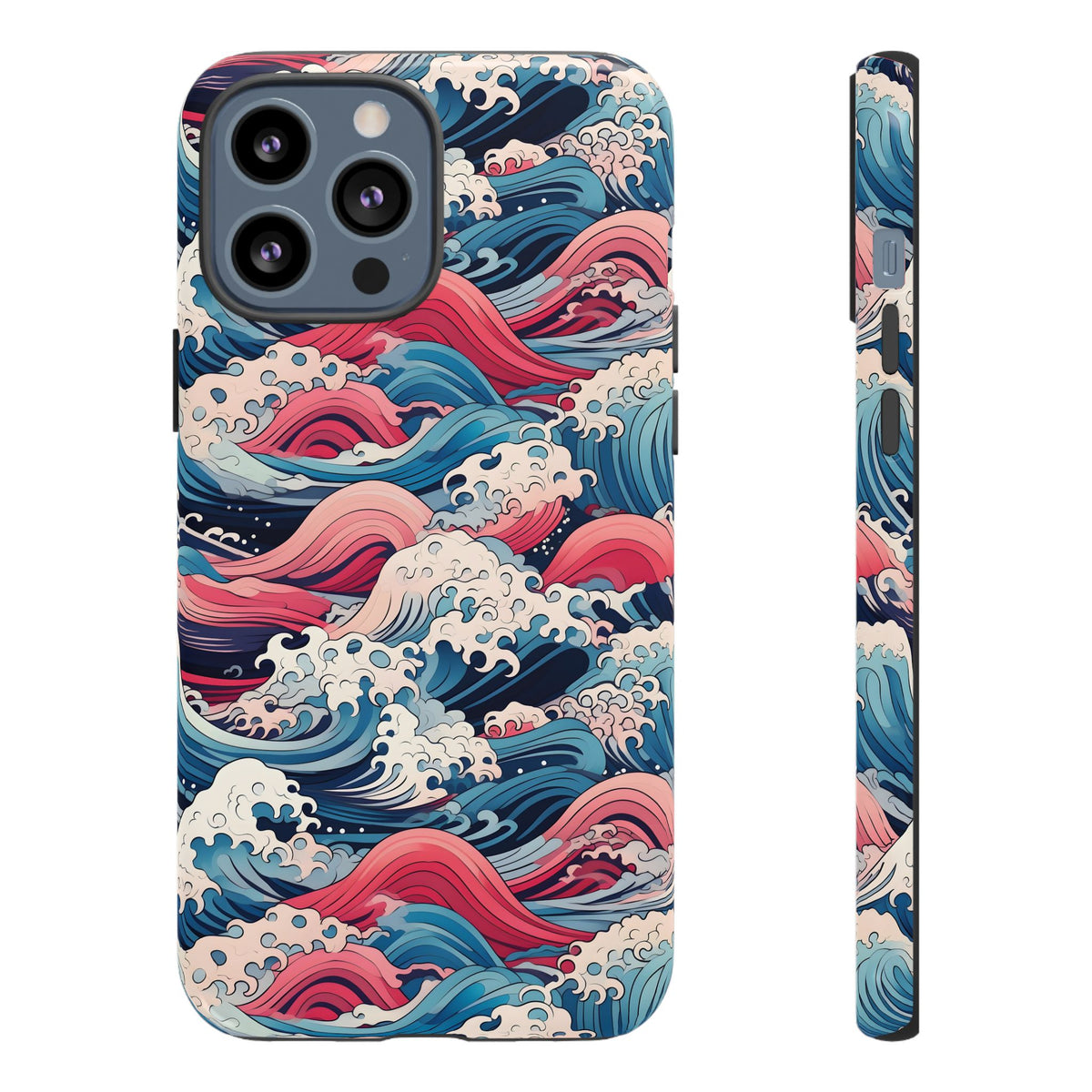 Japanese Waves Phone Case – Embrace Timeless Elegance with Classic Design 3