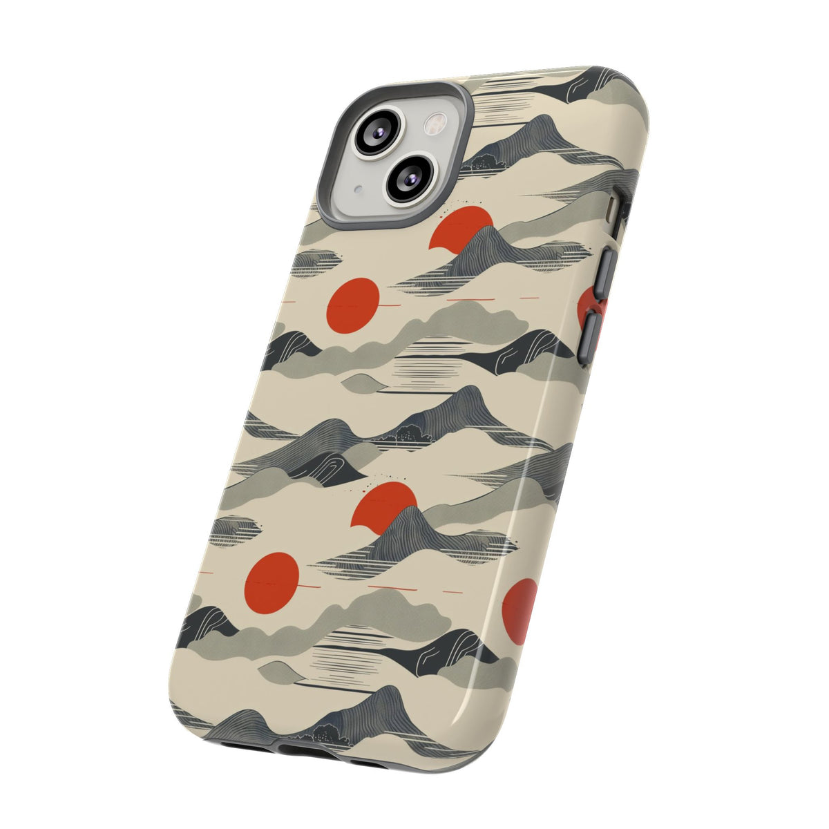 Japanese Pattern Phone Case – Elegant & Timeless Design for Your Phone 048