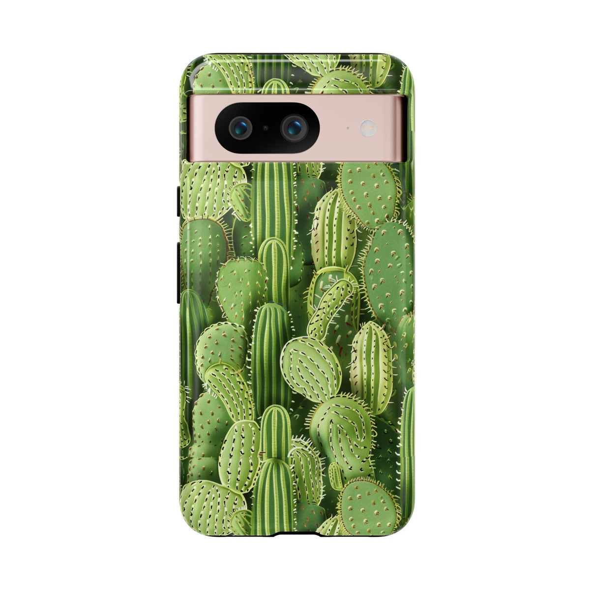 Cactus Embroidery Phone Case – Elegant and Unique Handcrafted Cactus Design