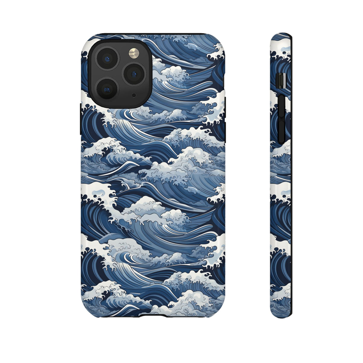 Japanese Waves Phone Case – Embrace Timeless Elegance with Classic Design