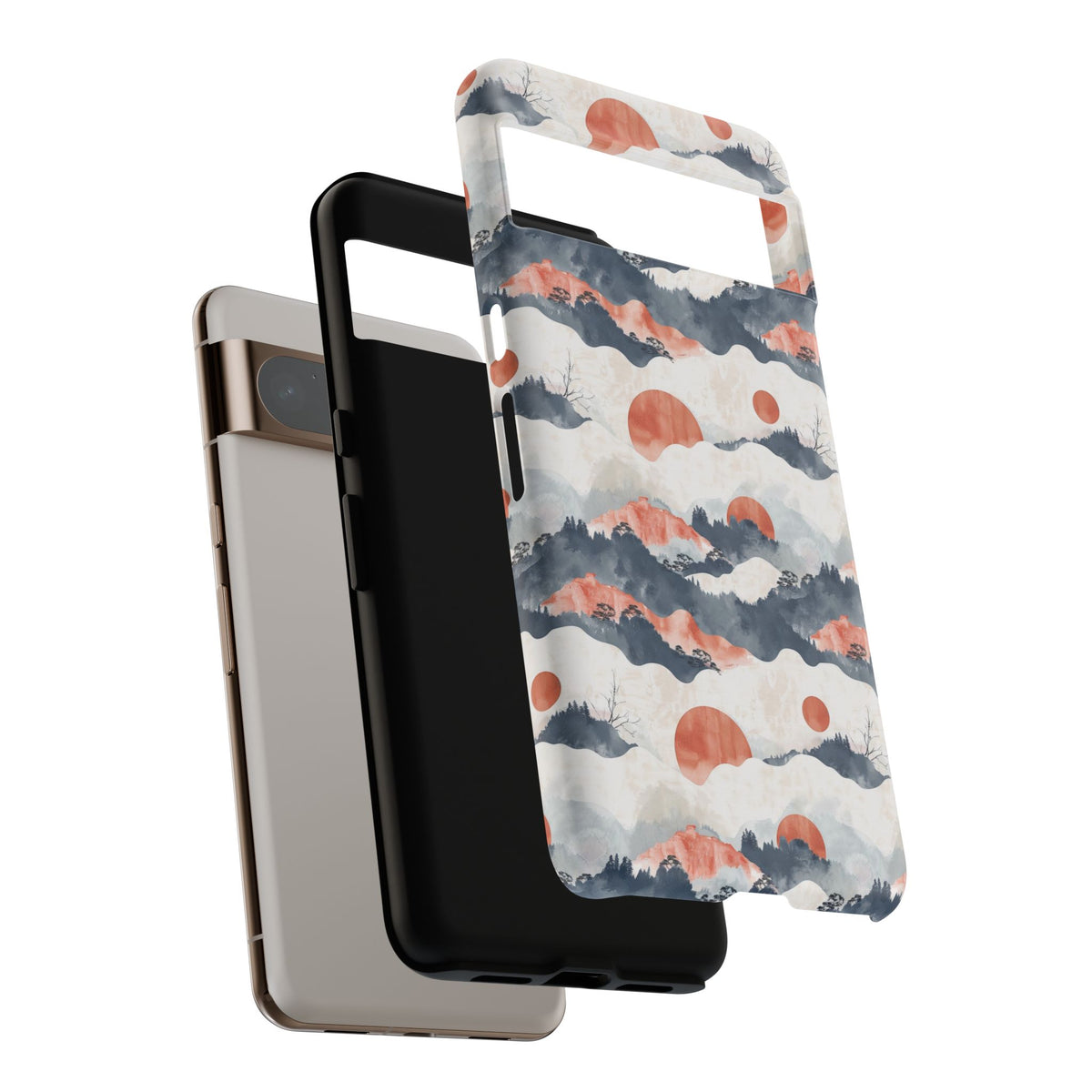 Japanese Pattern Phone Case – Elegant & Timeless Design for Your Phone 139