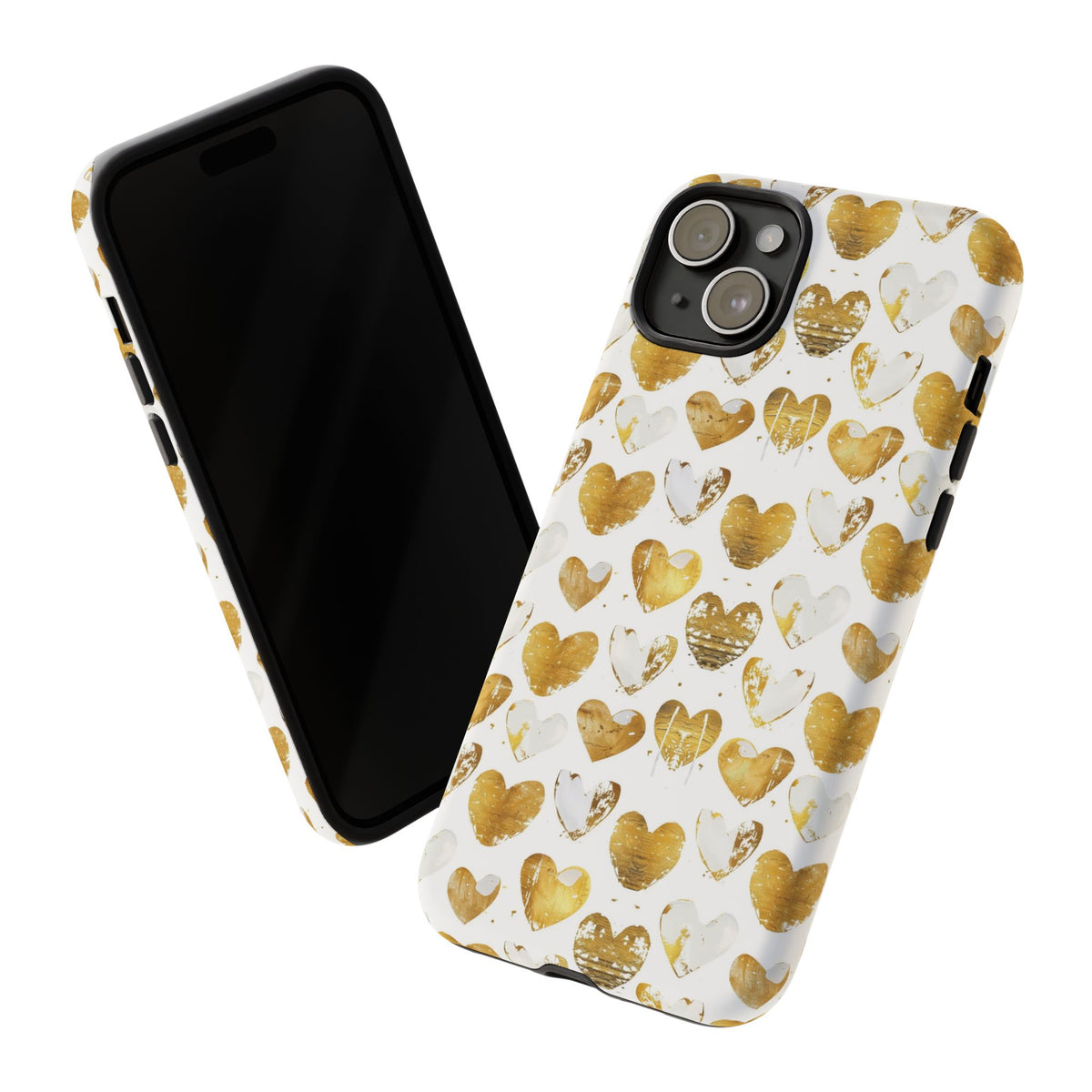 Heart Pattern Phone Case – Stylish & Loving Design for Your Device 369