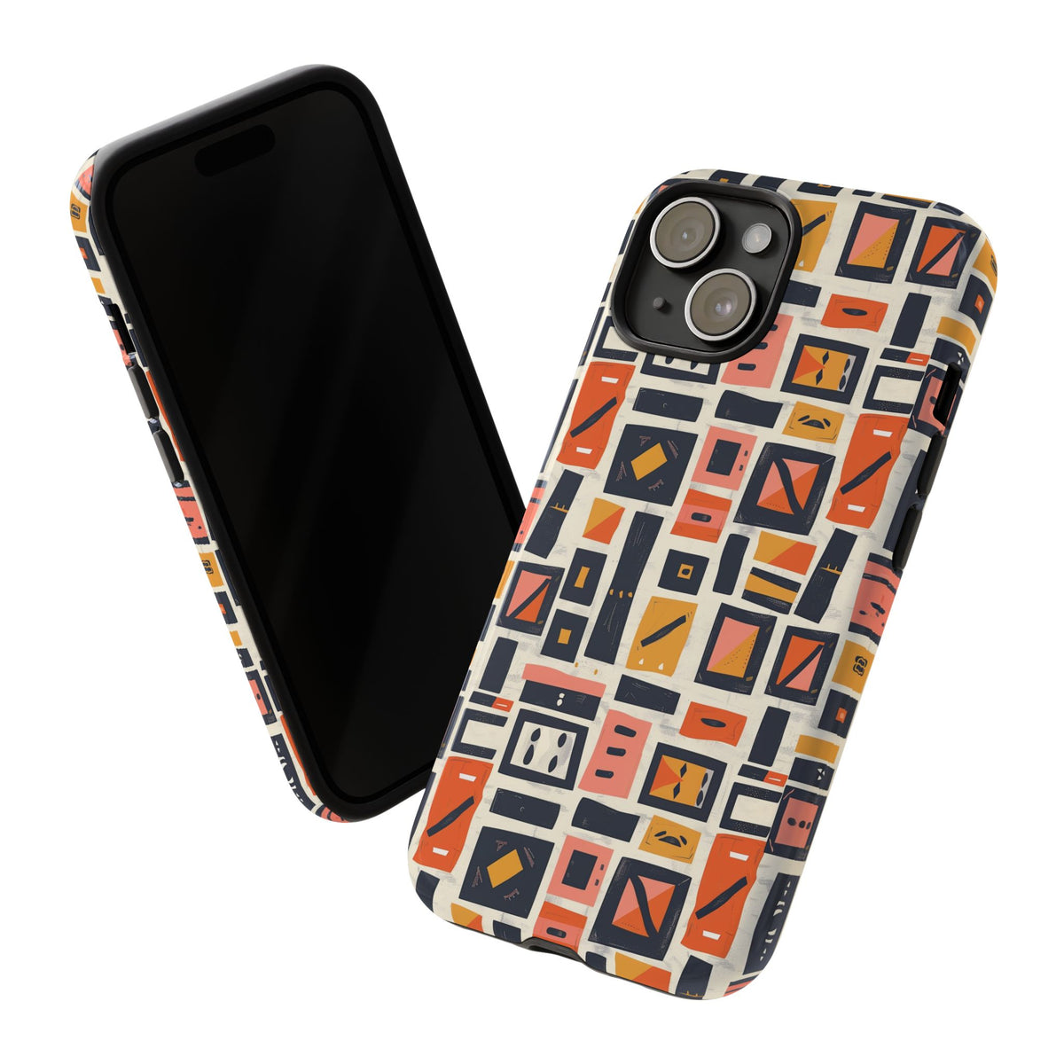 Stylish African Pattern Phone Case – Unique and Vibrant Protection 087