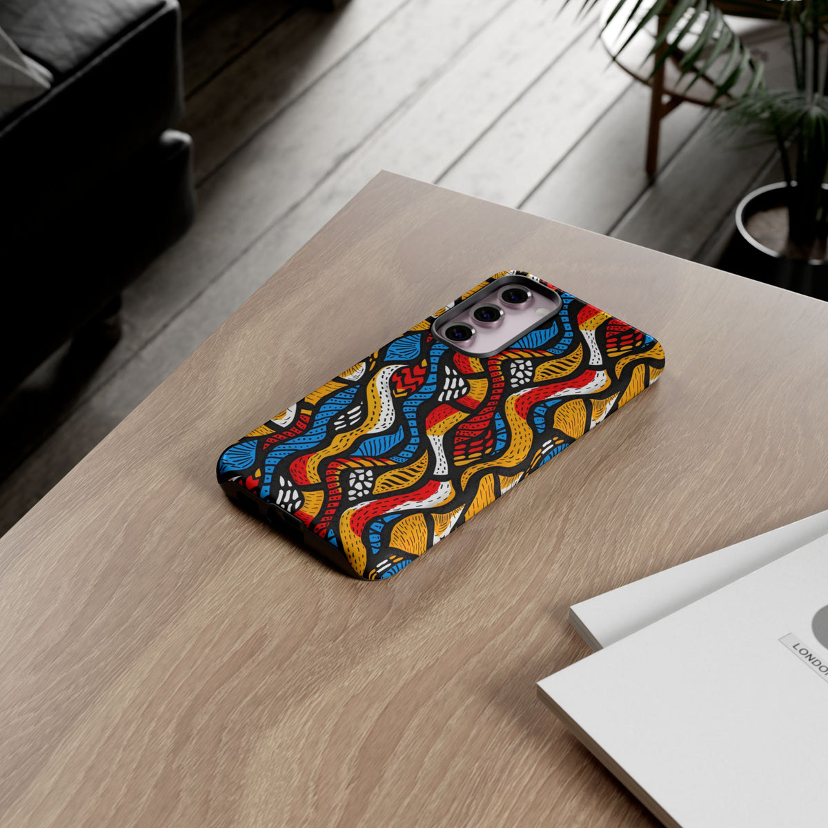 Stylish African Pattern Phone Case – Unique and Vibrant Protection 155