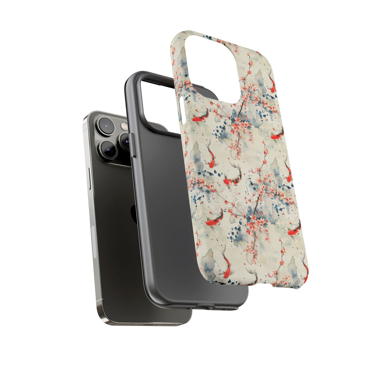 Japanese Pattern Phone Case – Elegant & Timeless Design for Your Phone 073