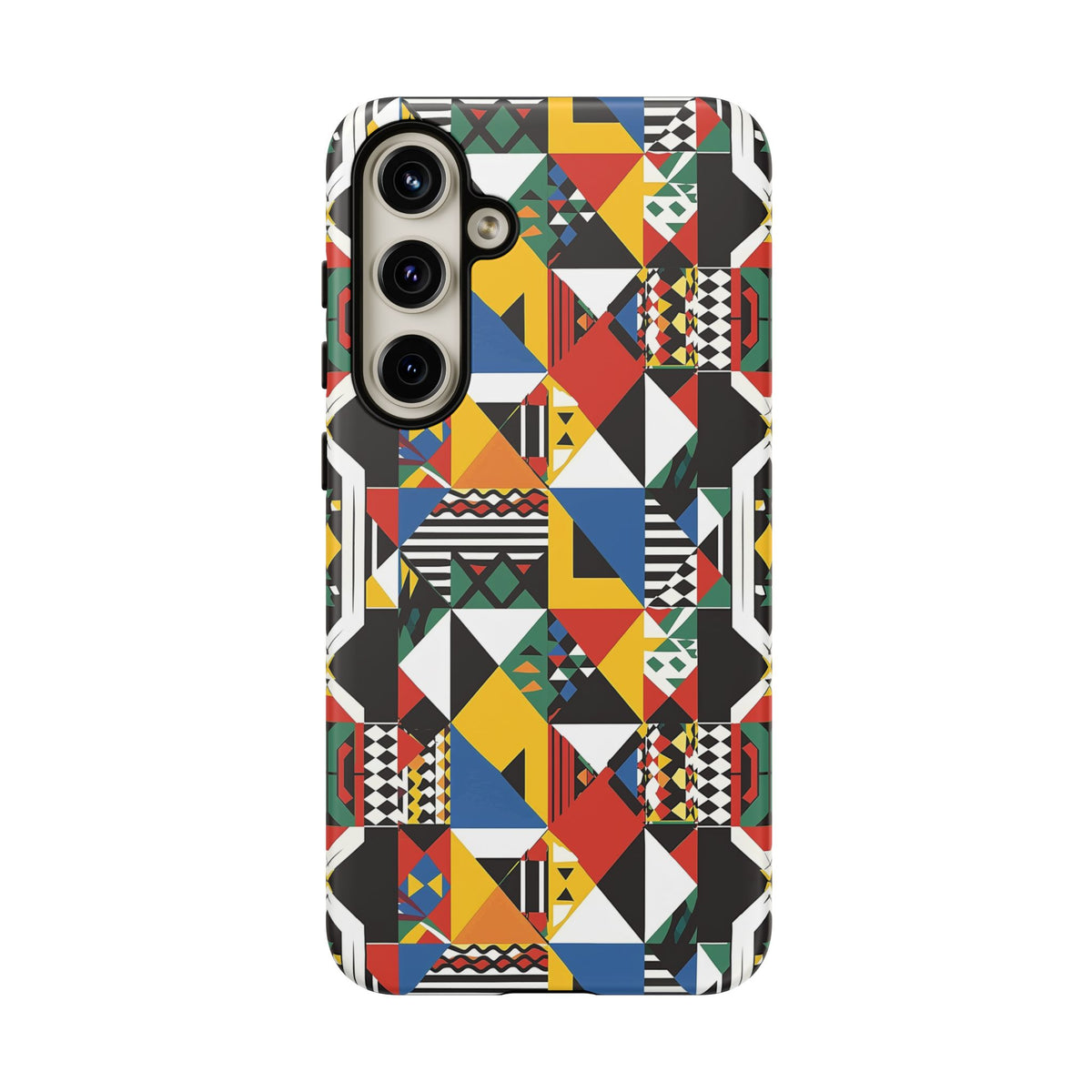 Stylish African Pattern Phone Case – Unique and Vibrant Protection 182