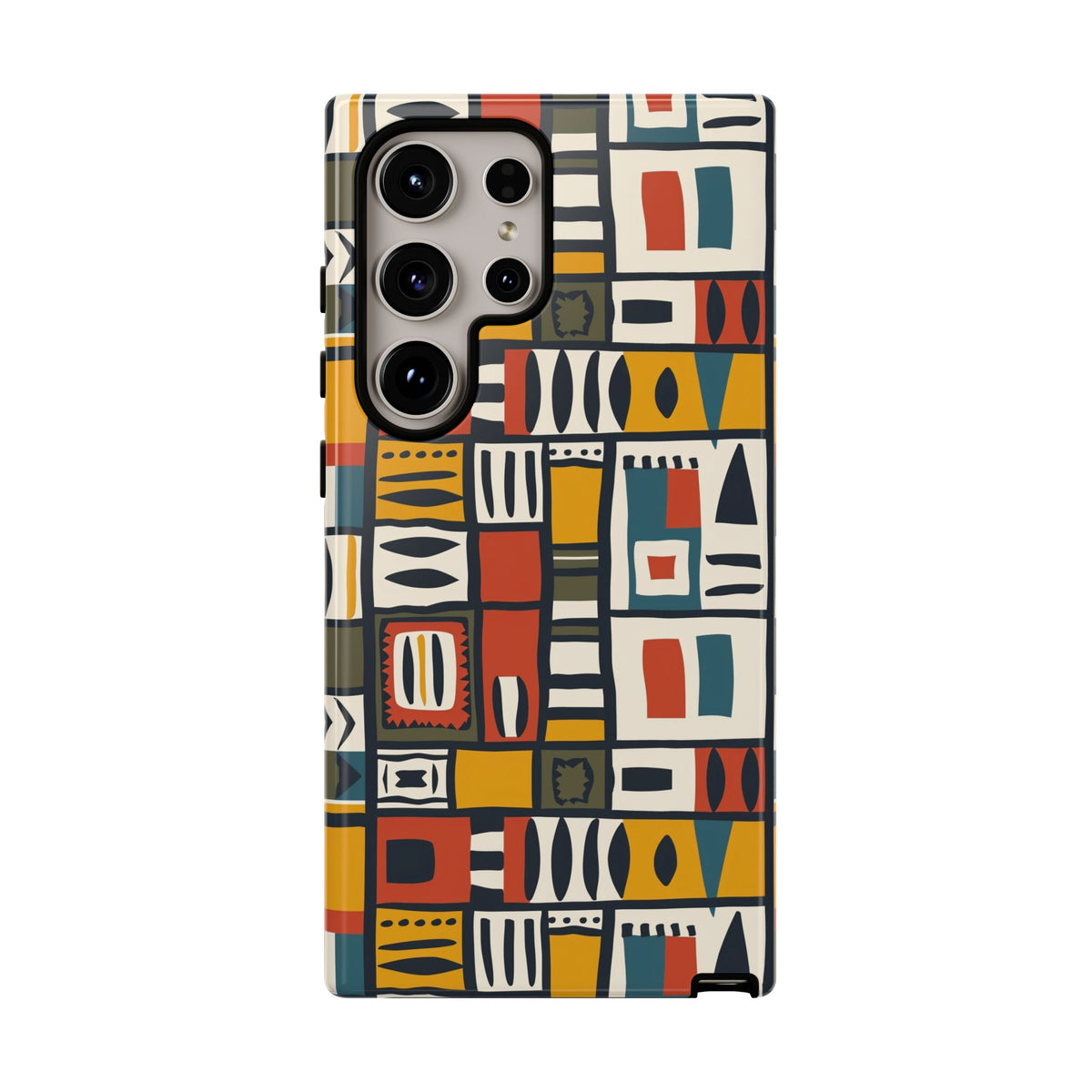 Stylish African Pattern Phone Case – Unique and Vibrant Protection 013