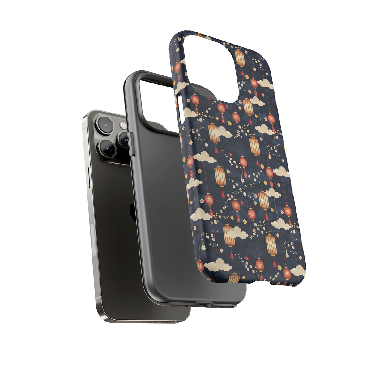 Japanese Pattern Phone Case – Elegant & Timeless Design for Your Phone 470