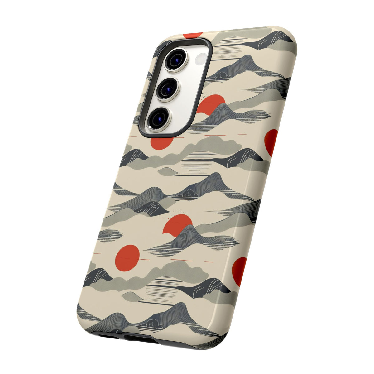 Japanese Pattern Phone Case – Elegant & Timeless Design for Your Phone 048