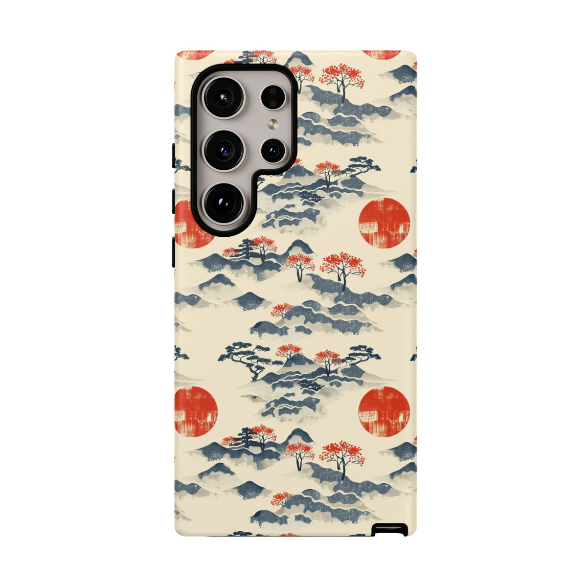 Japanese Pattern Phone Case – Elegant & Timeless Design for Your Phone 085