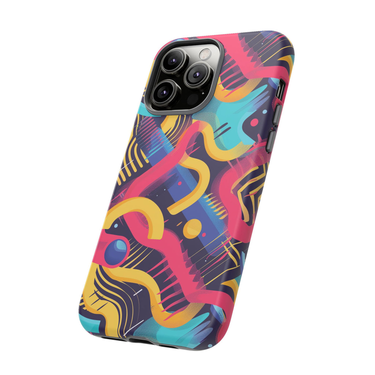 Retro 80s Seamless Phone Case – Vintage Style Meets Modern Protection 2