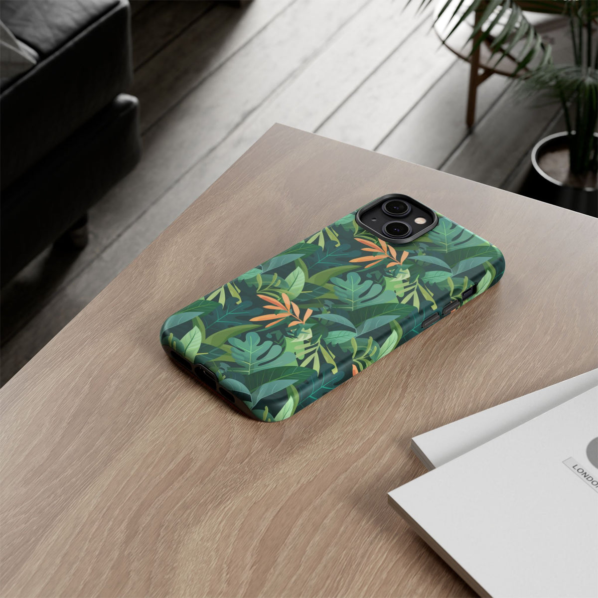 Jungle Pattern Phone Case – Exotic & Lush Design for Your Phone 341